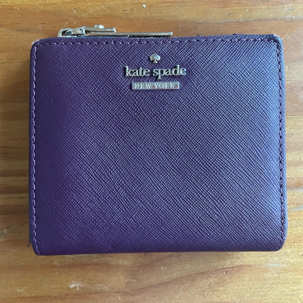 Small purple Kate Spade wallet